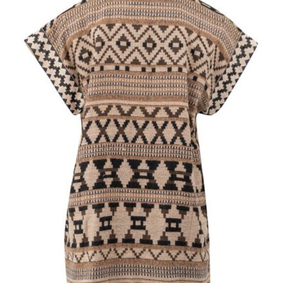 IBIZAMODE LEIRA INDIAN WAISTCOAT in BROWN - SZ XL/XXL - Picture 4 of 8